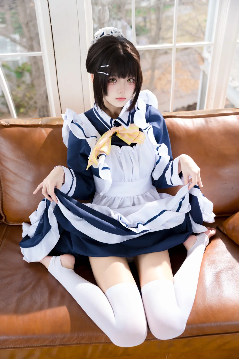 九柒喵 - No.045 枣子姐女仆 [22P-314MB] tg@simisebaisi 【丝足阁】011.webp